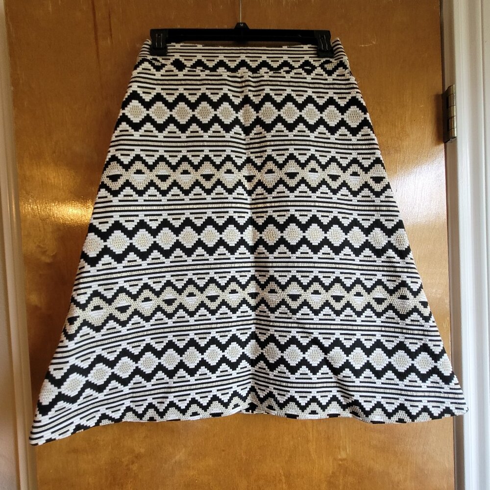 Monsoon Geometric Skirt NWOT Sz 4